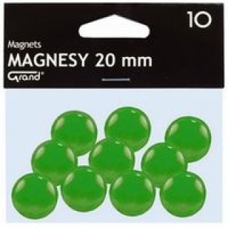 Carte Magnesy 20 mm zielone 10 sztuk 