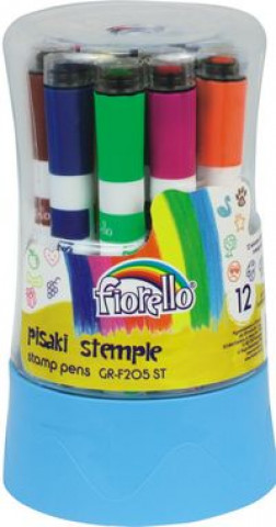 Papírszerek Pisaki Stemple GR-F205 ST 12 kolorów 