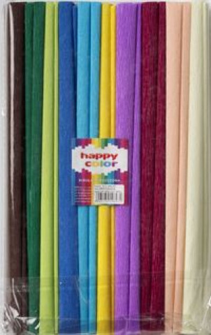 Książka Bibuła marszczona Happy Color Mix 10 kolorów 