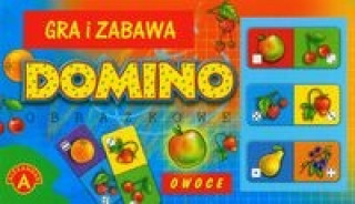 Joc / Jucărie Domino owoce 