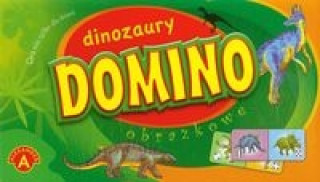 Joc / Jucărie Domino dinozaury 