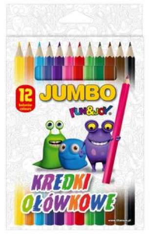 Papírszerek Kredki Jumbo 12 kolorów 