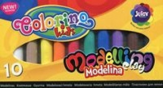 Kniha Modelina Colorino 10 kolorów 