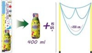 Joc / Jucărie Sznurek do wielkich baniek mydlanych Okulary + płyn 400 ml 