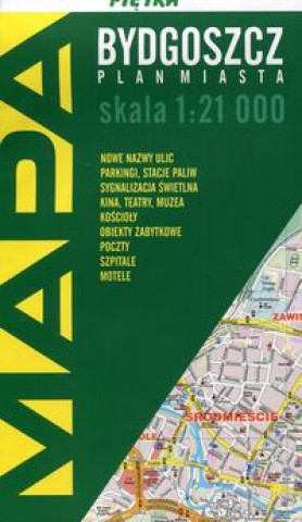 Kniha Bydgoszcz mapa składana 