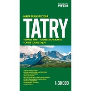 Carte Tatry mapa turystyczna 1:30 000 
