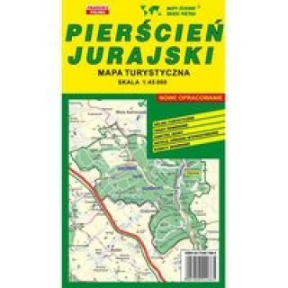 Knjiga Pierścień Jurajski mapa turystyczna 1:45 000 