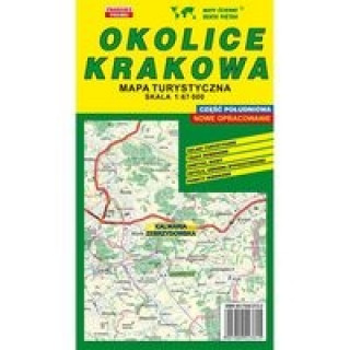 Kniha Okolice Krakowa część południowa 1:67 000 