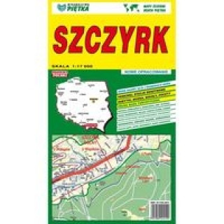 Kniha Szczyrk mapa 1:17 000 