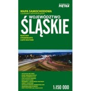 Könyv MAPA WOJ ŚLĄSKIEGO - SAM-KRAJ 1:150 000 Wydawnictwo Piętka