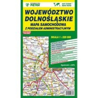 Könyv MAPA  WOJ DOLNOŚLĄSKIEGO - ADM-SAM 1:220 000 Wydawnictwo Piętka