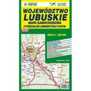 Könyv Województwo lubuskie Mapa samochodowa 1:200 000 