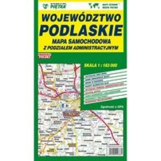 Kniha Województwo podlaskie Mapa samochodowa 1:183 000 