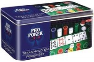 Joc / Jucărie Pro Poker Texas Hold'em w puszce 