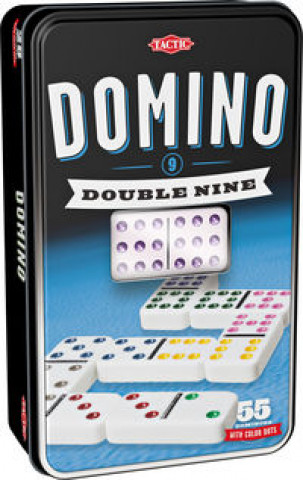 Book Domino dziewiątkowe (w puszce z oknem) 