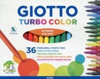Articole de papetărie Giotto Flamastry Turbo Color 36 sztuk 