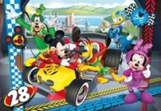 Játék Puzzle Supercolor Mickey Roadster Race 104 