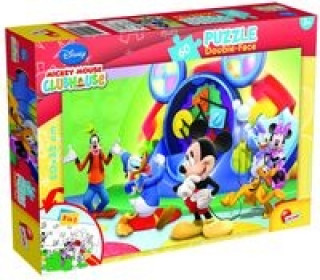 Játék Puzzle dwustronne Double-Face 60 Myszka Miki i Przyjaciele 