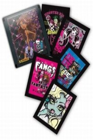 Hanganyagok Blister z naklejkami Monster High 