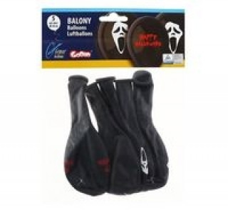 Papierenský tovar Balony Premium Straszne Halloween 5 sztuk 