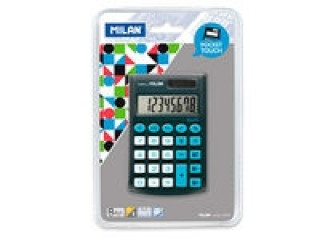 Papírenské zboží Kalkulator Milan kieszonkowy touch z satynową matową powłoką w dotyku jak gumka na blistrze 