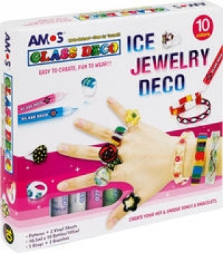 Papírenské zboží Farby witrażowe AMOS Ice Jewelry 