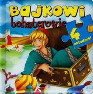 Book Bajkowi bohaterowie 4 układanki Wiśniewska Anna