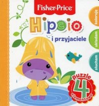 Kniha Fisher Price Puzzle Hipcio i przyjaciele Wiśniewska Anna