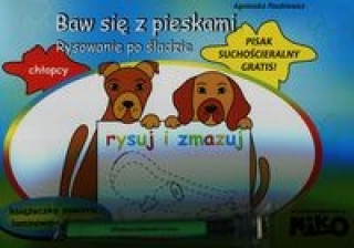 Knjiga Baw się z pieskami Rysowanie po śladzie Paszkiewicz Agnieszka