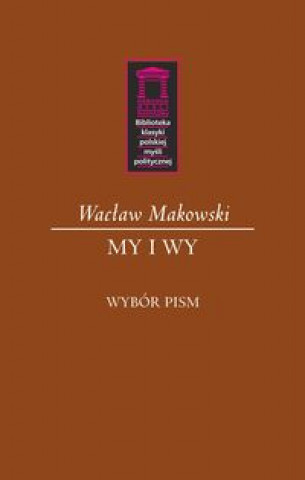 Kniha My i Wy Makowski Wacław