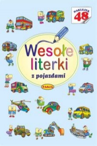 Książka Wesołe literki z pojazdami Budek Mariola