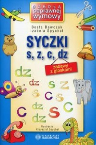 Kniha Syczki s, z, c, dz Dawczak Beata
