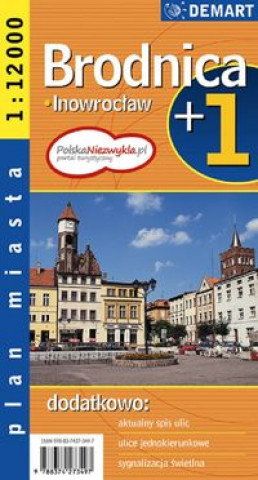 Materiale tipărite Brodnica Inowrocław Plan miasta 