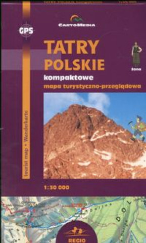 Nyomtatványok Tatry Polskie kompaktowe Mapa turystyczno-przeglądowa 