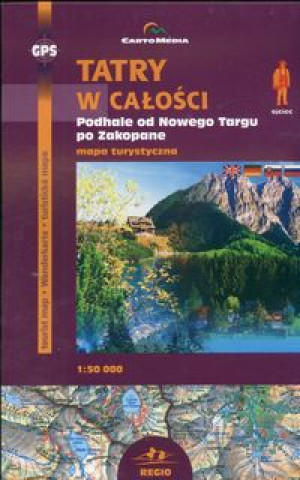 Book Tatry w całości Mapa turystyczna 1:50 000 