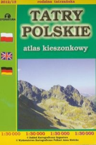 Livre Tatry Polskie Atlas kieszonkowy 1:30 000 