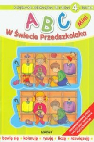Kniha ABC W świecie Przedszkolaka Mini dla dzieci 4 letnich 