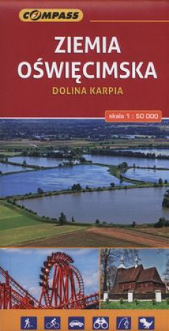 Kniha Ziemia Oświęcimska Dolina Karpia 1:50 000 