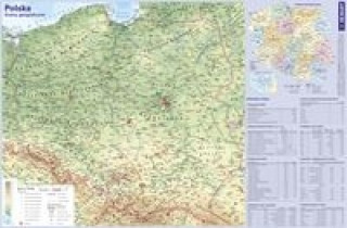 Papierenský tovar Podkładka na biurko Mapa Polski 