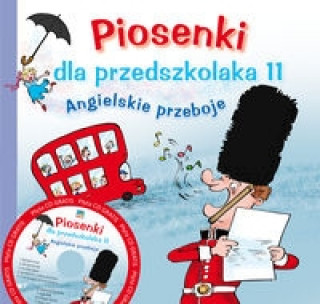 Könyv Piosenki dla przedszkolaka 11 Angielskie przeboje Zawadzka Danuta