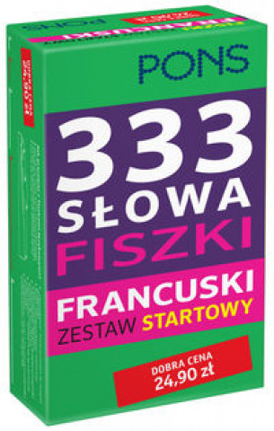 Könyv 333 Słowa Fiszki Francuski Zestaw startowy 