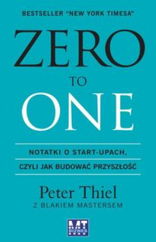 Kniha Zero to one Thiel Peter