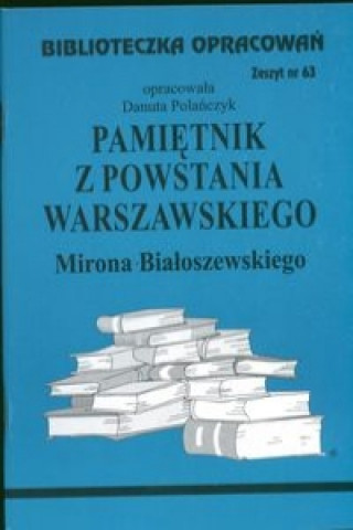 Kniha Biblioteczka Opracowań Pamiętnik z Powstania Warszawskiego Mirona Białoszewskiego 