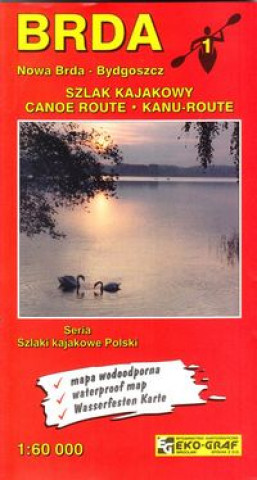 Printed items Brda mapa kajakowa 1:60 000 Praca zbiorowa
