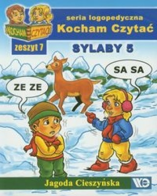 Könyv Kocham Czytać Zeszyt 7 Sylaby 5 Cieszyńska Jagoda