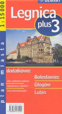 Könyv Legnica Plus 3 Plan miasta 