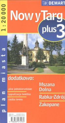 Könyv Zakopane plus 3 - plan miasta 