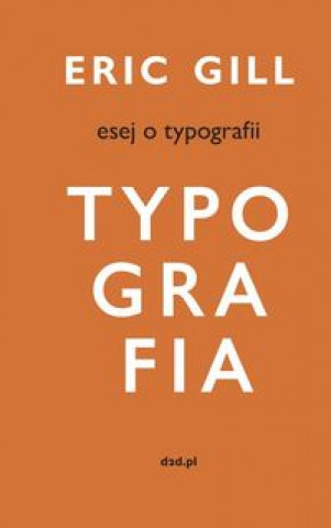 Kniha Esej o typografii Gill Eric