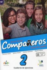 Könyv Companeros 2 Ćwiczenia + klucz dostępu Francisca Castro