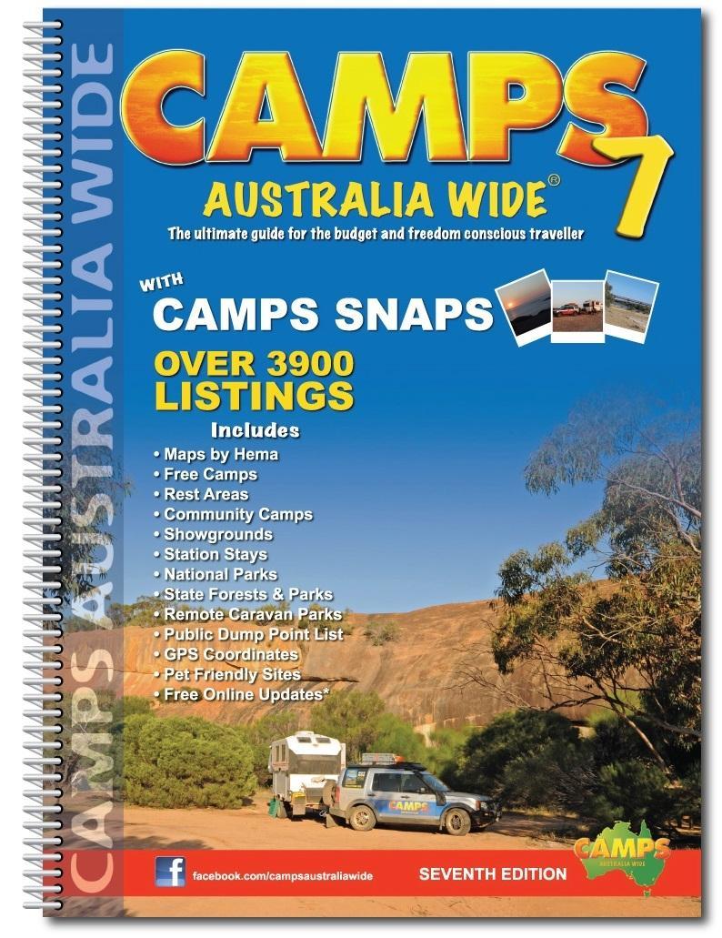 Kniha Camps Australia Wide 7 B4 Atlas incl. Camps Snaps 